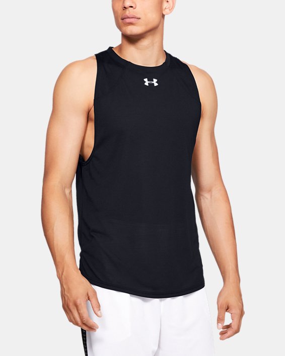 Men's UA Baseline Performance Tank in Black image number 0